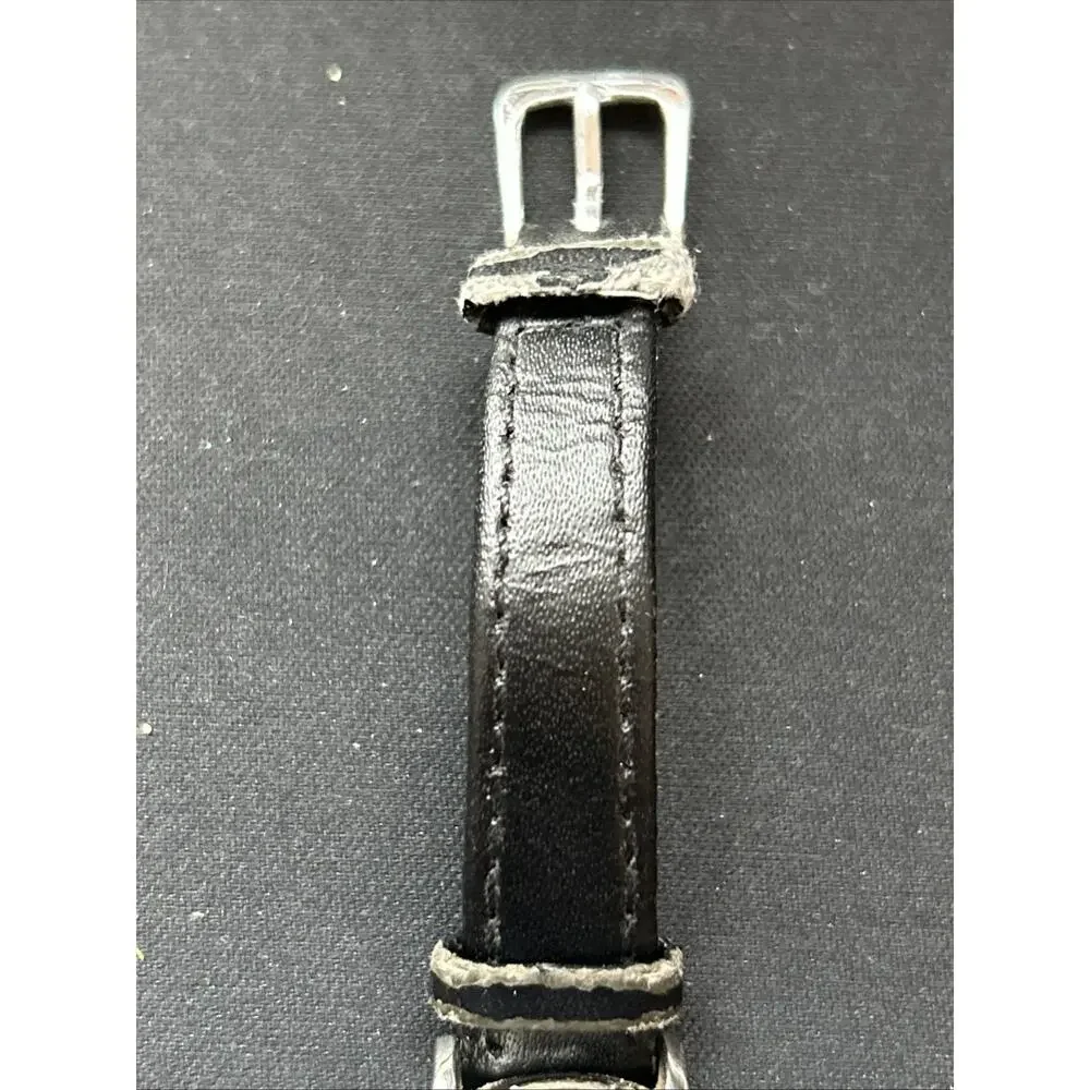 Timex Indiglo Silver Tone Black Band Women’s Quartz Watch